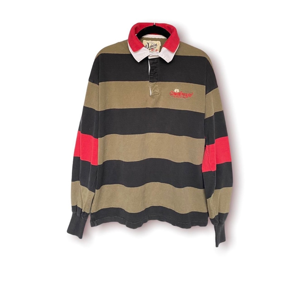Vintage rugby henley polo shirt from the Puyallup Fair in Washington. - XL